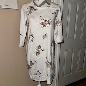 Soma White and Pink Pajama size small